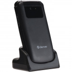 Denver Knapptelefon 4G SOS-knapp Radio Flip-design Svart