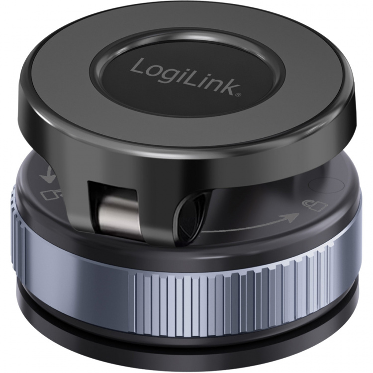 LogiLink Mobilhållare magnetisk med vakuumfäste