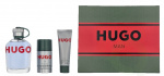 Hugo Boss Hugo Man Giftset 250 ml Edt Spray 125ml/Deo Stick 75ml/Shower Gel 50ml