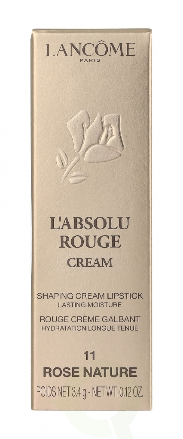 Lancome L\'Absolu Rouge Cream Lipstick 3.4 g #11 Rose Nature