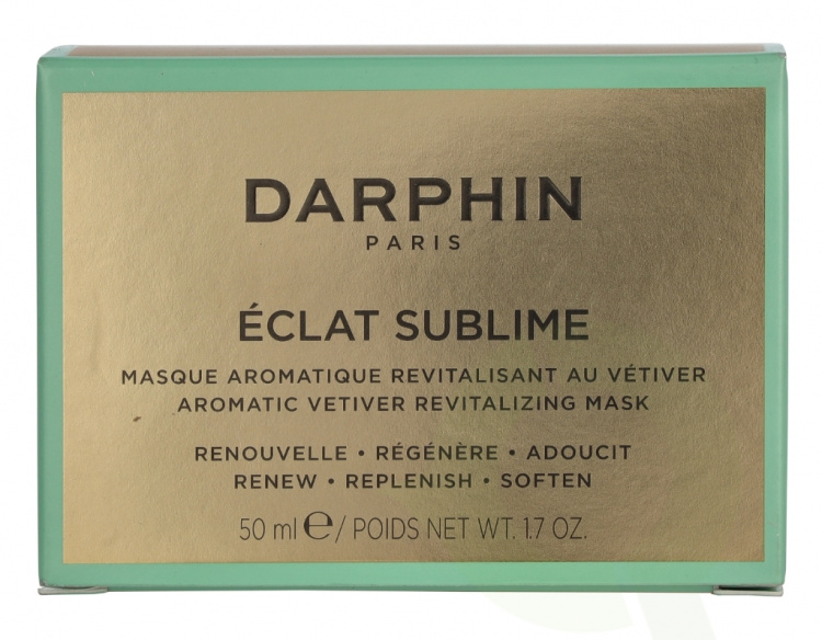 Laura Mercier Darphin Eclat Sublime Aromatic Revitalizing Vetiver Mask 50 ml