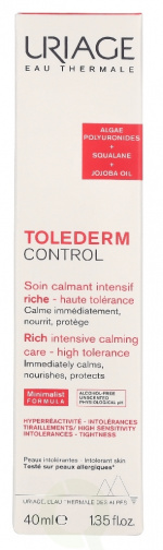 Uriage Tolederm Control Rich Soothing Care 40 ml