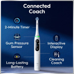 Oral B Eltandborste iO6 White, 1 Extra Refill