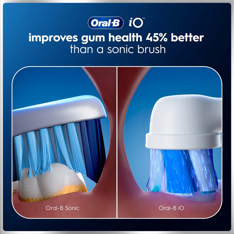 Oral B Eltandborste iO6 Grey Opal, 1 Extra Refill