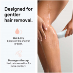 Braun Epilator Silk·épil 5, Wet & Dry, Enkel Hårborttagning, Långvarigt Slät Hud, 5-011, Flamingo