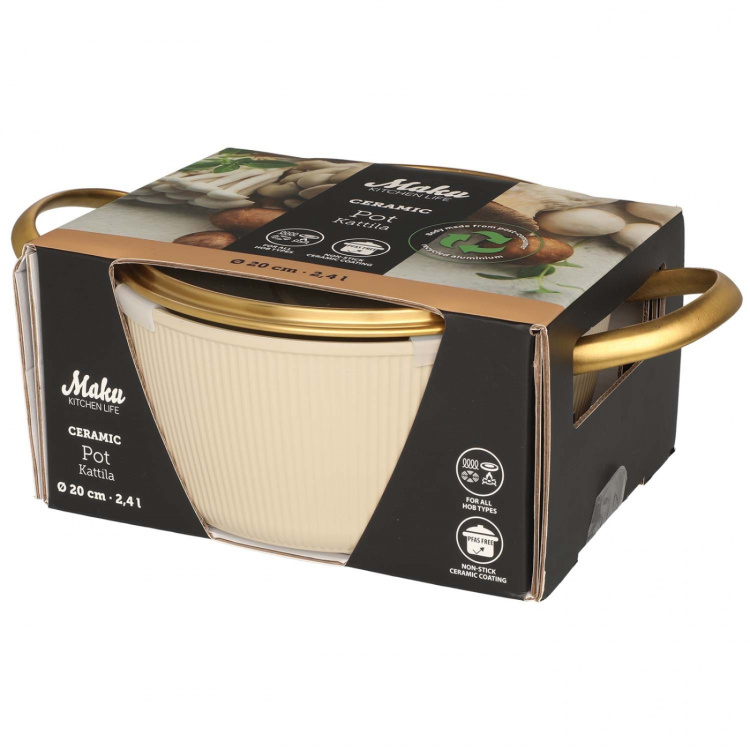 Maku Gryta Maku beige 20 cm 2,4 L