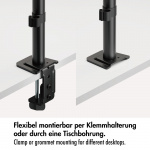 LogiLink Monitorfäste Trippel 17-32