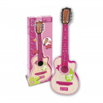 Bontempi ​Bontempi - Pink Wooden Guitar with 6 strings, 70 cm (207071)