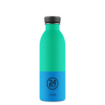 24Bottles Urban Bottle - Wave - Blå, Grøn - 500 ml