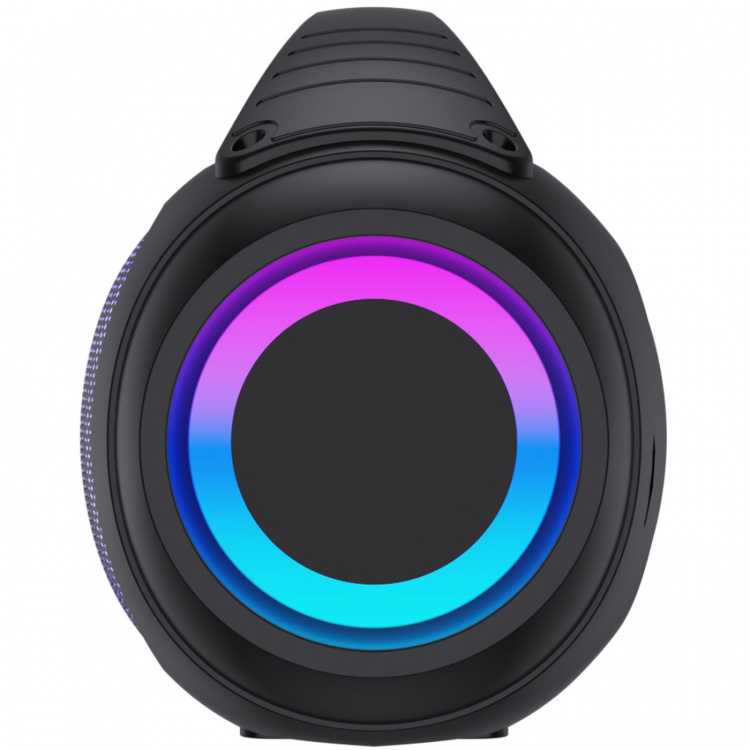 Denver Högtalare Bluetooth 2x20W RMS Ljuseffekter Laddbart batteri BTG-618 Svart