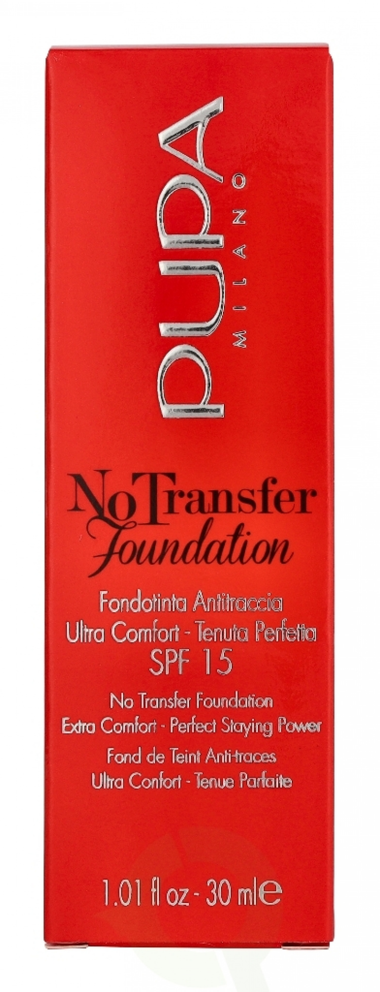 Pupa Milano Pupa No Transfer Foundation SPF15 30 ml #04 Deep Beige