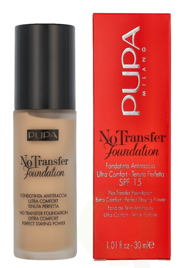 Pupa Milano Pupa No Transfer Foundation SPF15 30 ml #01 Nude