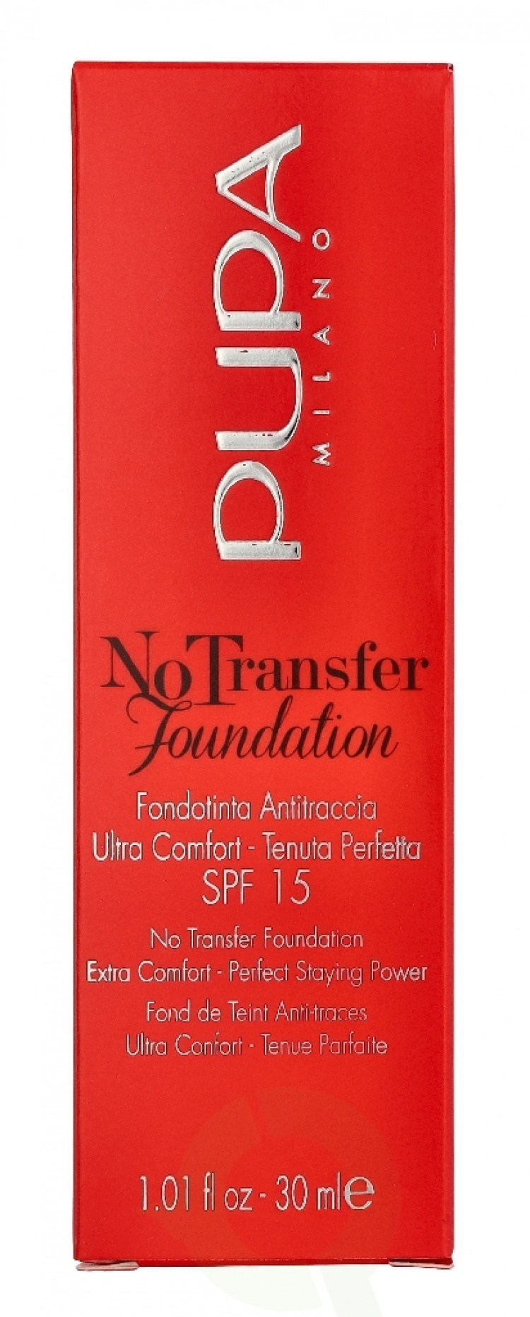 Pupa Milano Pupa No Transfer Foundation SPF15 30 ml #01 Nude