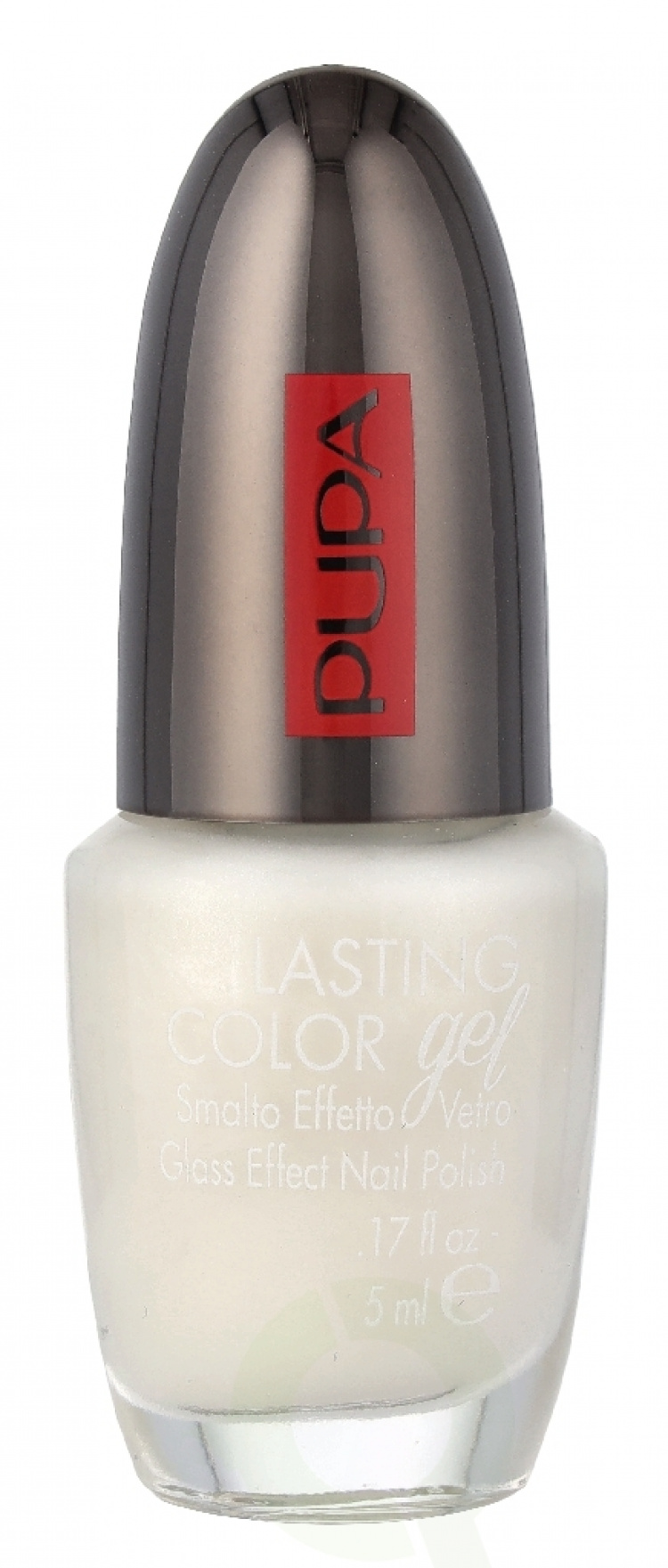 Pupa Milano Pupa Lasting Color Gel Glass Effect Nail Polish 5 ml #113 Silver White
