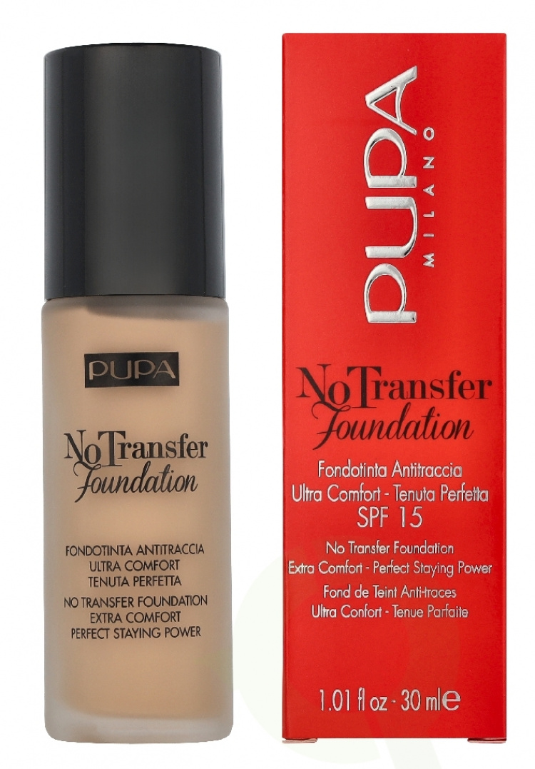 Pupa Milano Pupa No Transfer Foundation SPF15 30 ml #300 Natural Silk