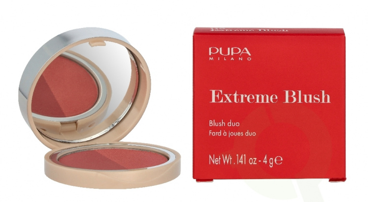 Pupa Milano Pupa Extreme Blush Duo Effect Compact Blush 4 g #110 Radiant Amarant - Glow Watermelon