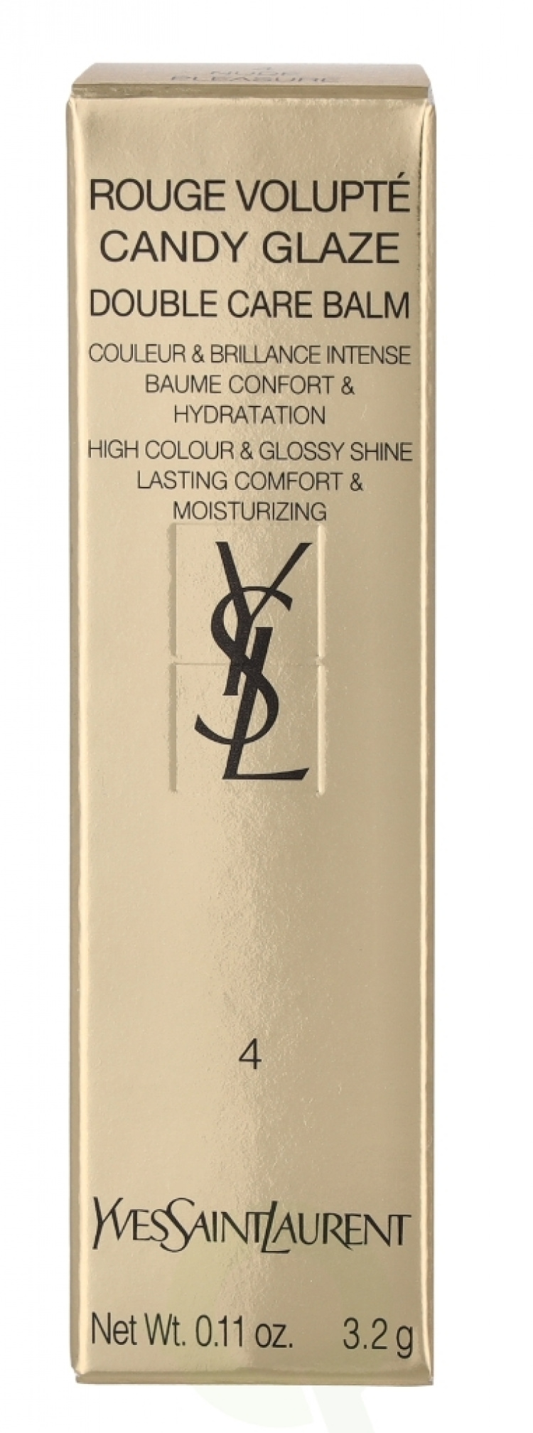 Yves Saint Laurent YSL Loveshine Candy Glaze Lipstick 3.2 g #04 Nude Pleasure