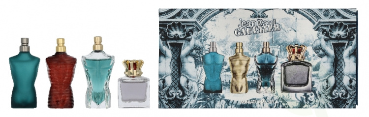 J.P. Gaultier Classique Miniatures Set 28 ml Le Male Edt Spray 7ml/Scandal Edt Spray 7ml/Le Male Elixir Spray 7ml/Beau Edt Spray 7ml