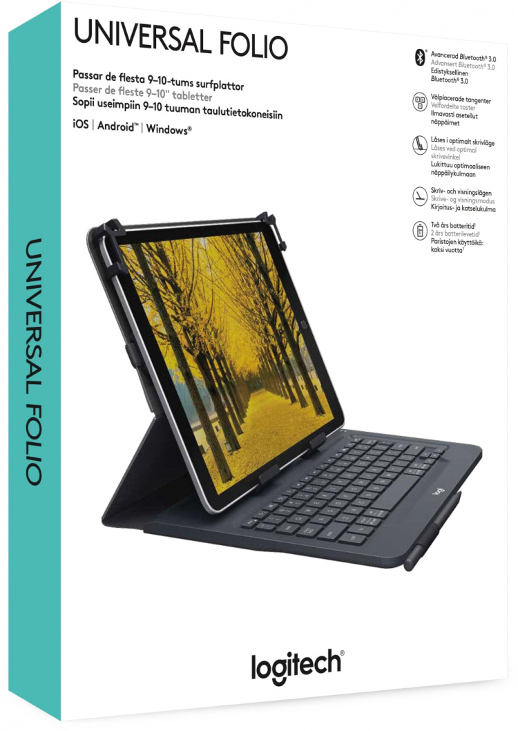 Logitech Universal Folio Keyboard Case