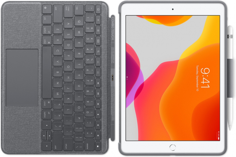 Logitech Combo Touch Keyboard/Protective Case for 7th, 8th, and 9th Generation iPads