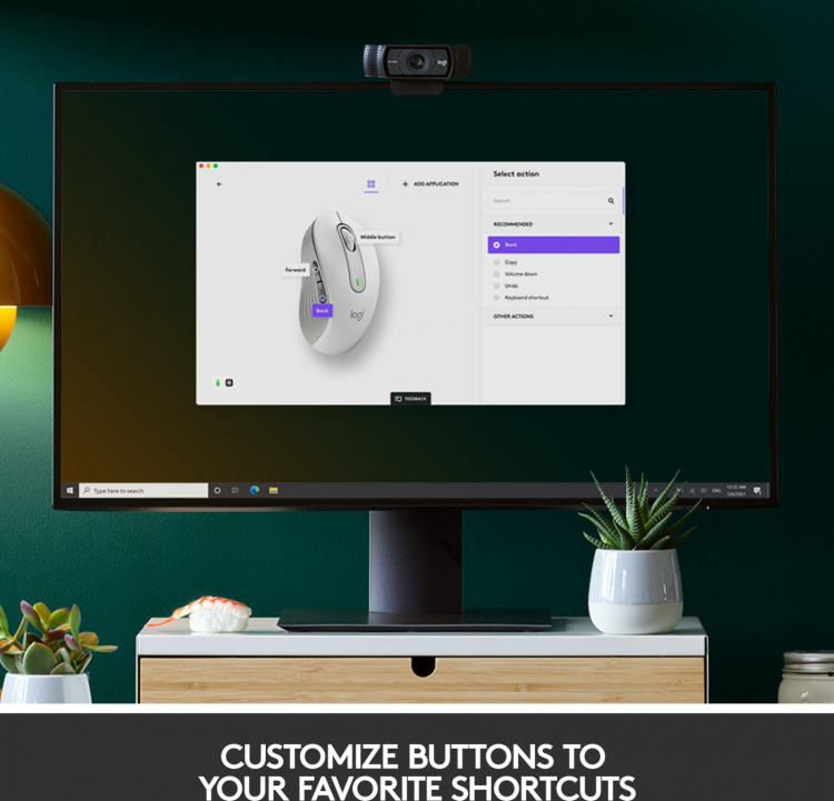 Logitech Signature M650 Wireless Mouse, White