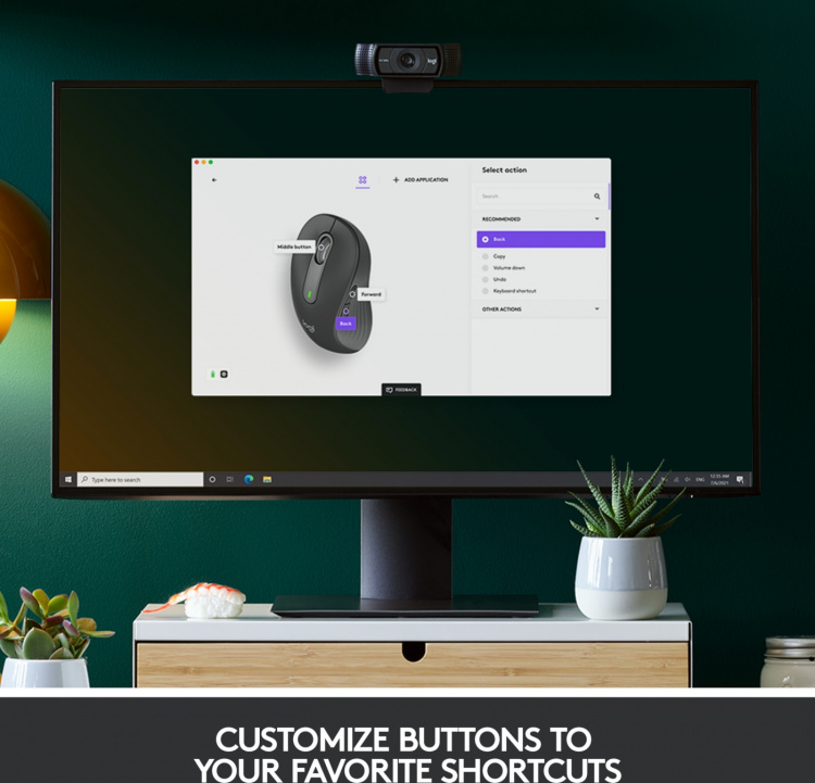 Logitech Signature M650 L LEFT Wireless Mouse, Black