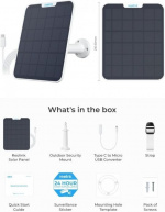 Reolink Solar 2 solar panel Reolink for cameras, white