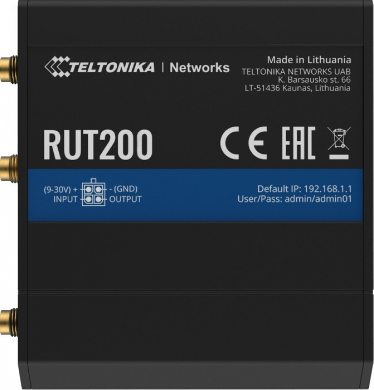 Teltonika RUT200 2G/3G/4G/LTE Modem and WiFi Router