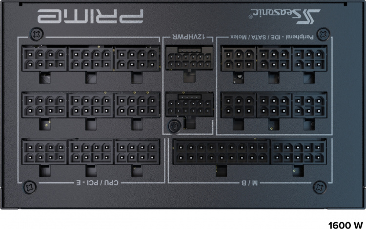 Seasonic Prime TX-1600 ATX 3.0 Power Supply, 1600 W An