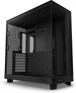 NZXT H6 Flow ATX Case with Panoramic Window, Black