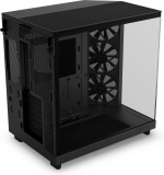 NZXT H6 Flow ATX Case with Panoramic Window, Black