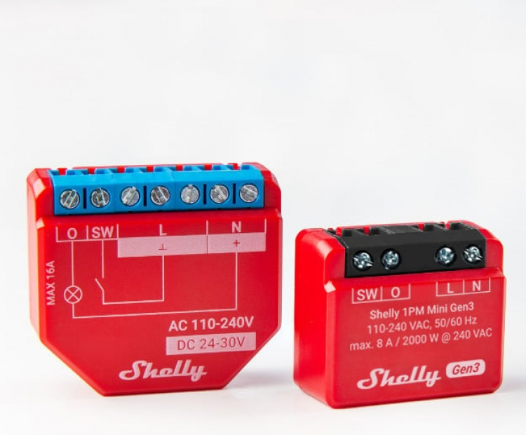 Shelly 1PM Mini Gen3 Wi-Fi Relay Switch