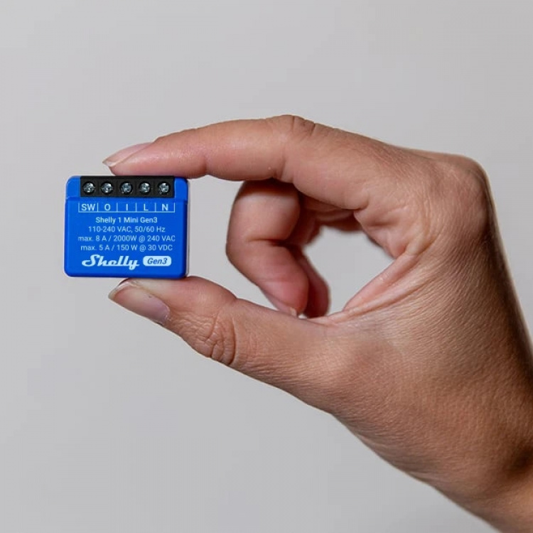 Shelly 1 Mini Gen3 Wi-Fi-enabled relay