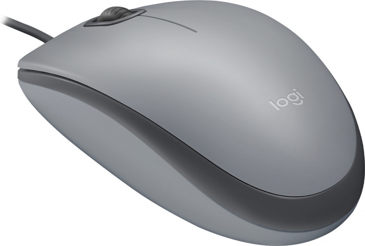 Logitech M110 Silent Mouse, Gray