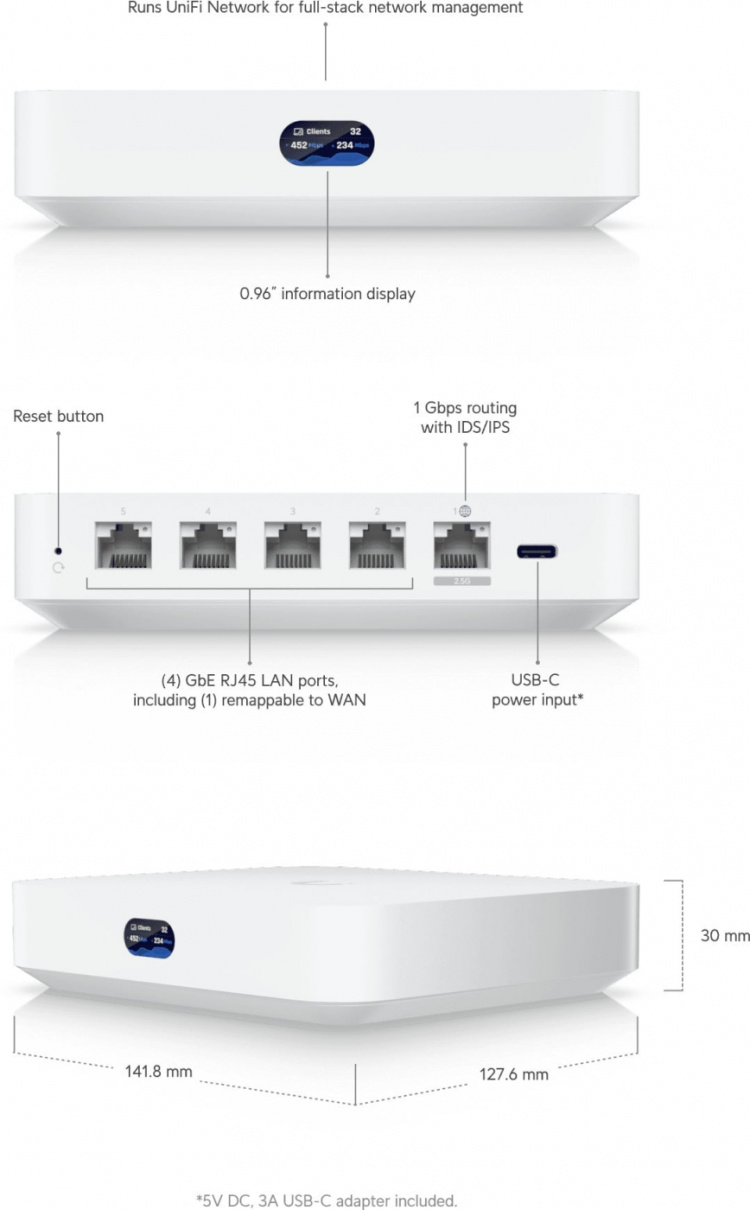 Ubiquiti Ubiquiti Cloud Gateway Ultra Router The