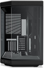 Hyte Y70 Black ATX case with a panoramic window, black