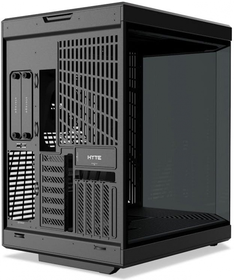 Hyte Y70 Black ATX case with a panoramic window, black