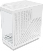 Hyte Y70 Snow White ATX case with a panoramic window, white