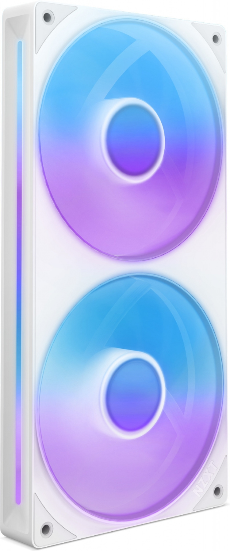 NZXT F240 RGB CORE Fan, 2 * 120 mm, White The