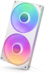 NZXT F240 RGB CORE Fan, 2 * 120 mm, White The