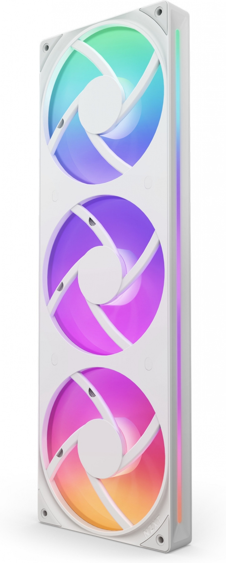 NZXT F360 RGB CORE Fan, 3 * 120 mm, White The