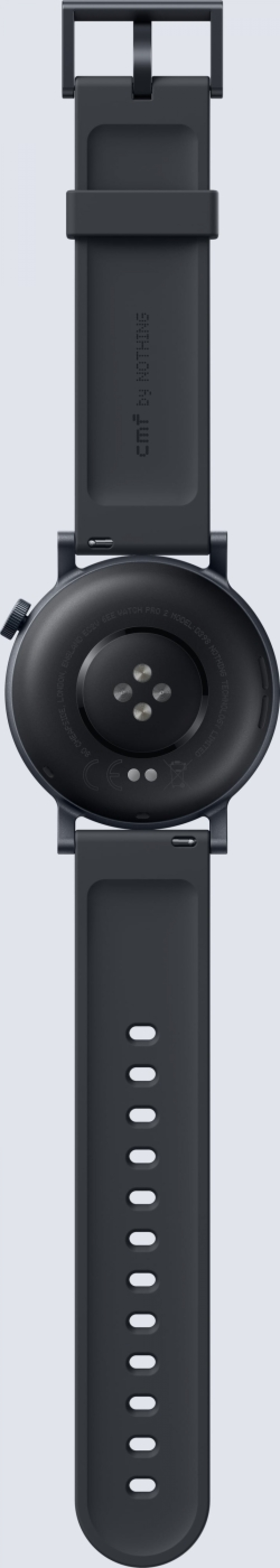 Nothing CMF by Nothing Watch Pro 2 smartwatch, dark gray silicone strap