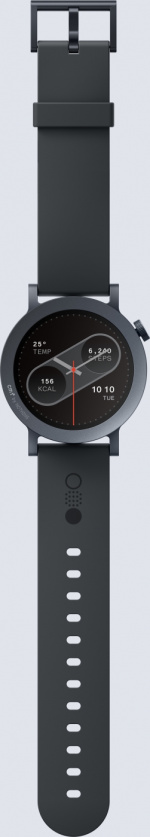 Nothing CMF by Nothing Watch Pro 2 smartwatch, dark gray silicone strap
