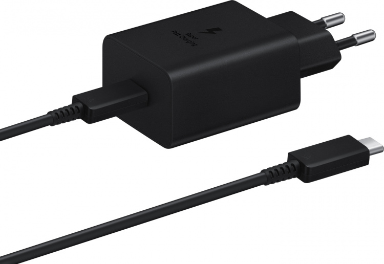 Samsung 45W Fast Charger with USB-C Cable, Black