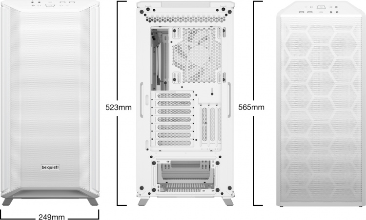 be quiet! Dark Base 701 ATX Case with Window, White