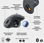 Logitech Ergo M575S Trackball, Graphite