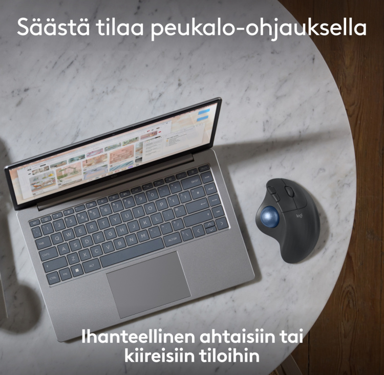 Logitech Ergo M575S Trackball, Graphite