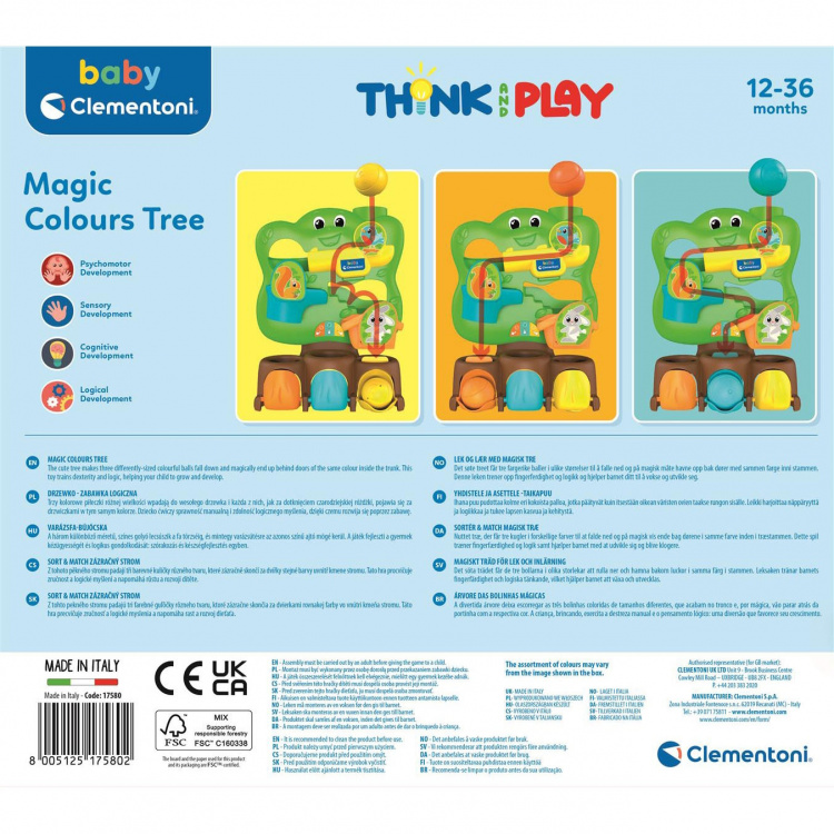 Clementoni Logic Game Magic Colours Tree