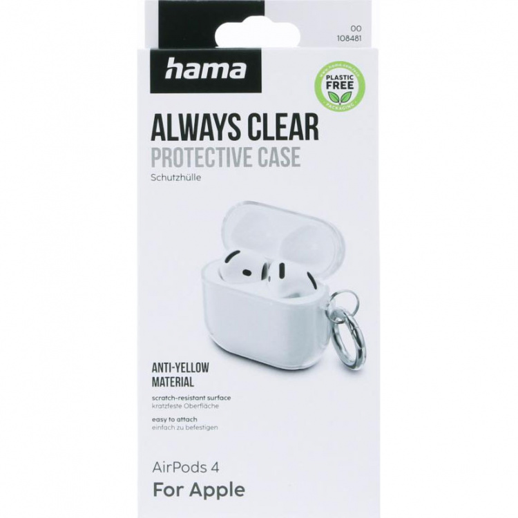 Hama Airpod 4 Case Transparent
