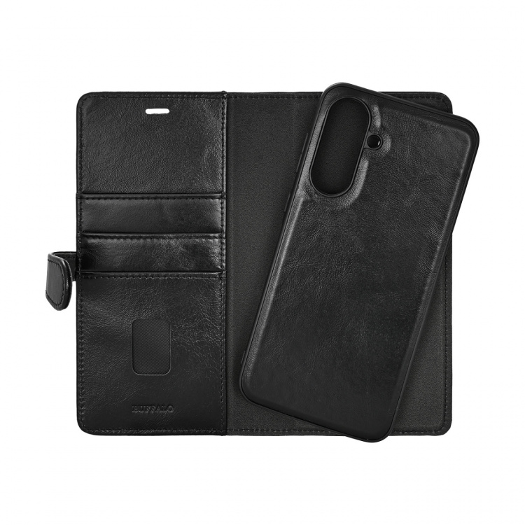 Buffalo Wallet Case 2in1 3 Card Leather Black - Samsung Galaxy A37 5G